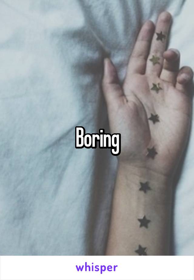 Boring