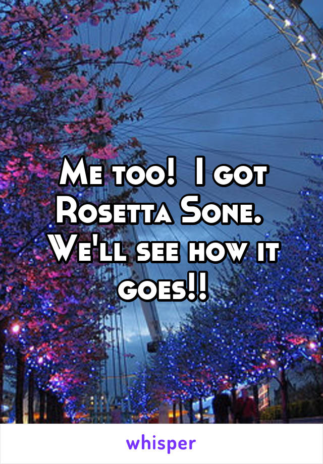 Me too!  I got Rosetta Sone.  We'll see how it goes!!