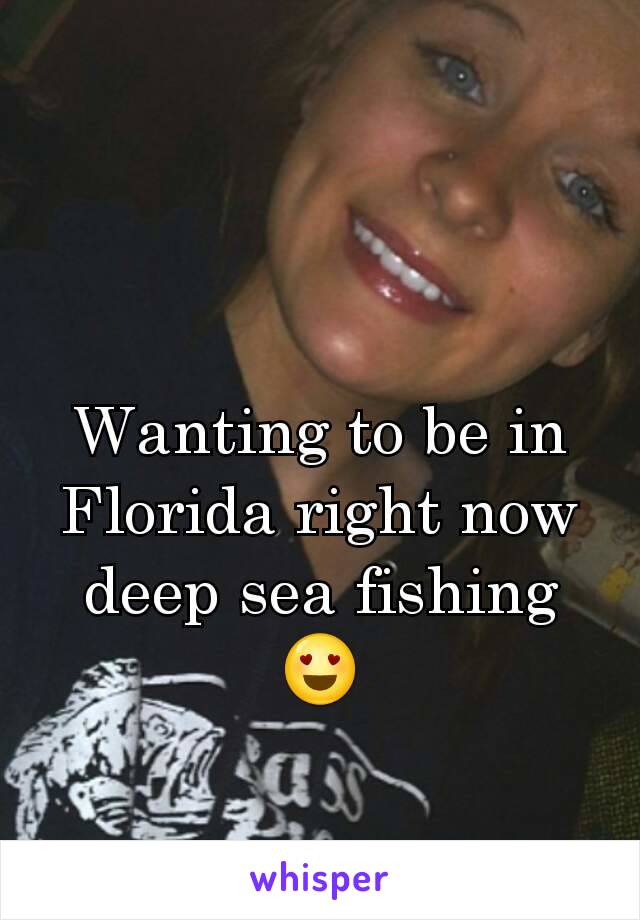 Wanting to be in Florida right now deep sea fishing 😍