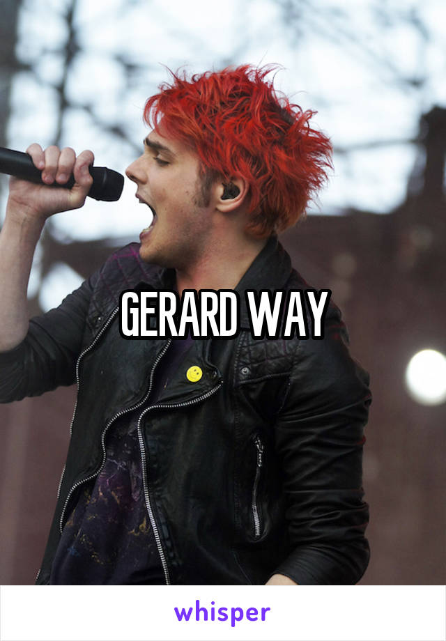 GERARD WAY