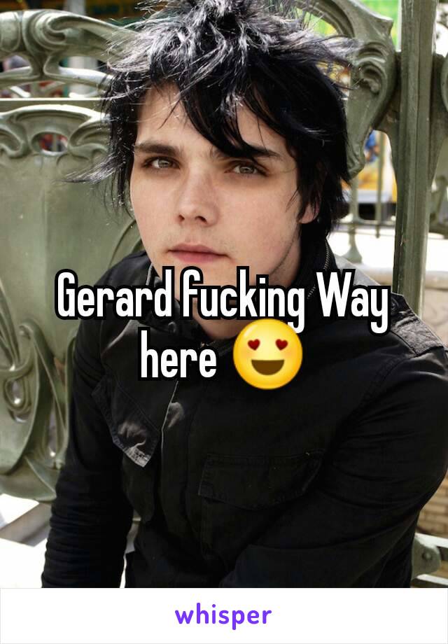 Gerard fucking Way here 😍