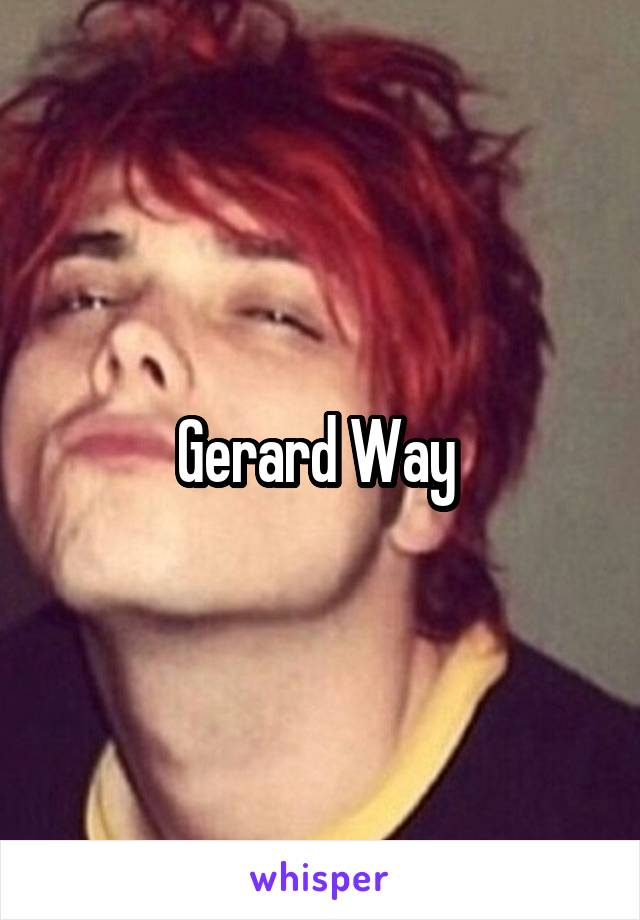 Gerard Way 