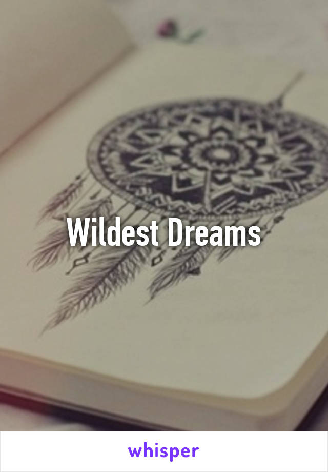 Wildest Dreams