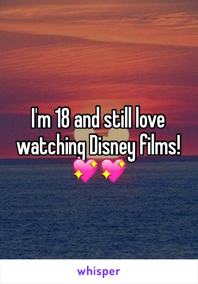 I'm 18 and still love watching Disney films!
💖💖