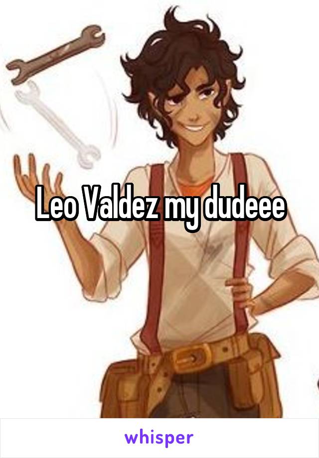 Leo Valdez my dudeee
