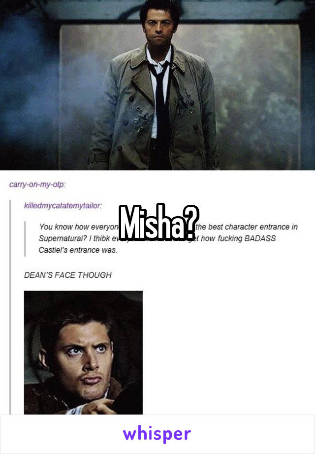 Misha?