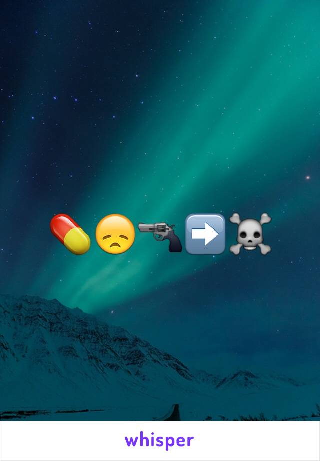 💊😞🔫➡️☠