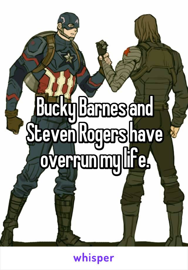 Bucky Barnes and Steven Rogers have overrun my life.