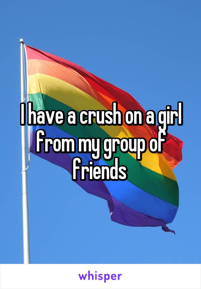 I have a crush on a girl from my group of friends 