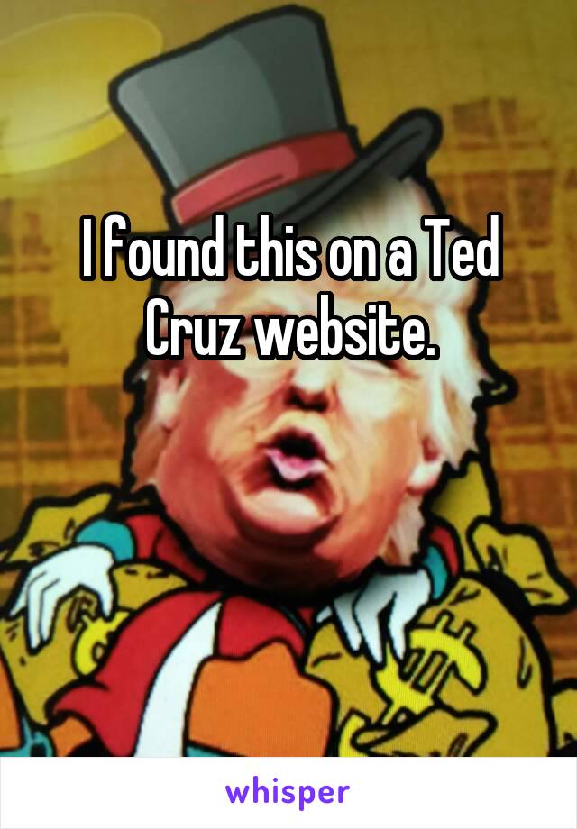 I found this on a Ted Cruz website.


