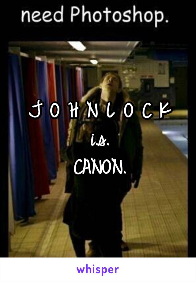 J O H N L O C K
i.s.
CANON.