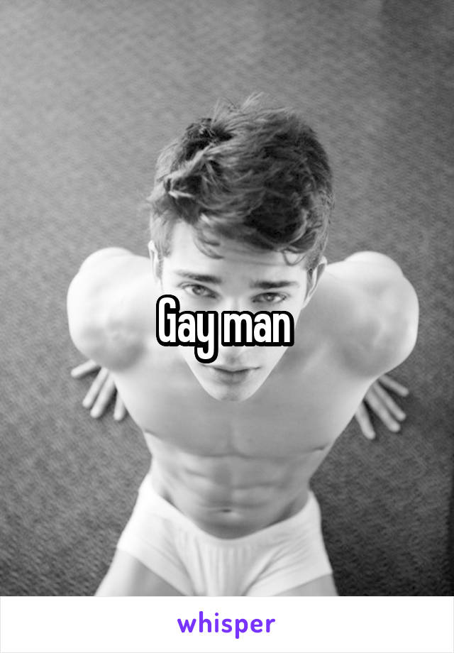 Gay man 