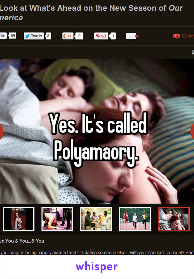 Yes. It's called Polyamaory. 