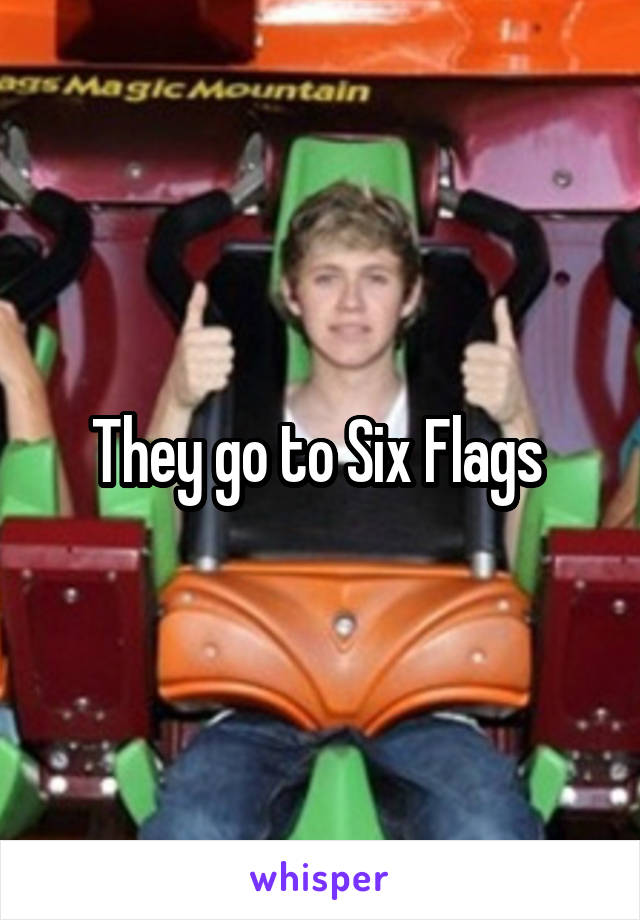 They go to Six Flags 