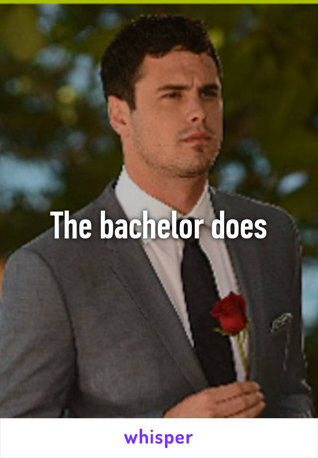 The bachelor does