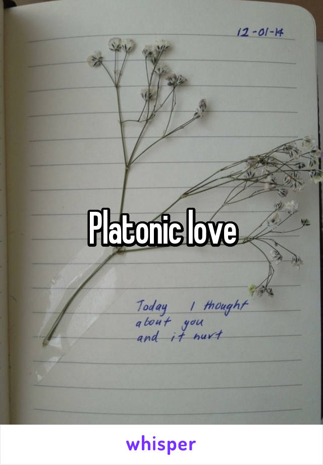 Platonic love