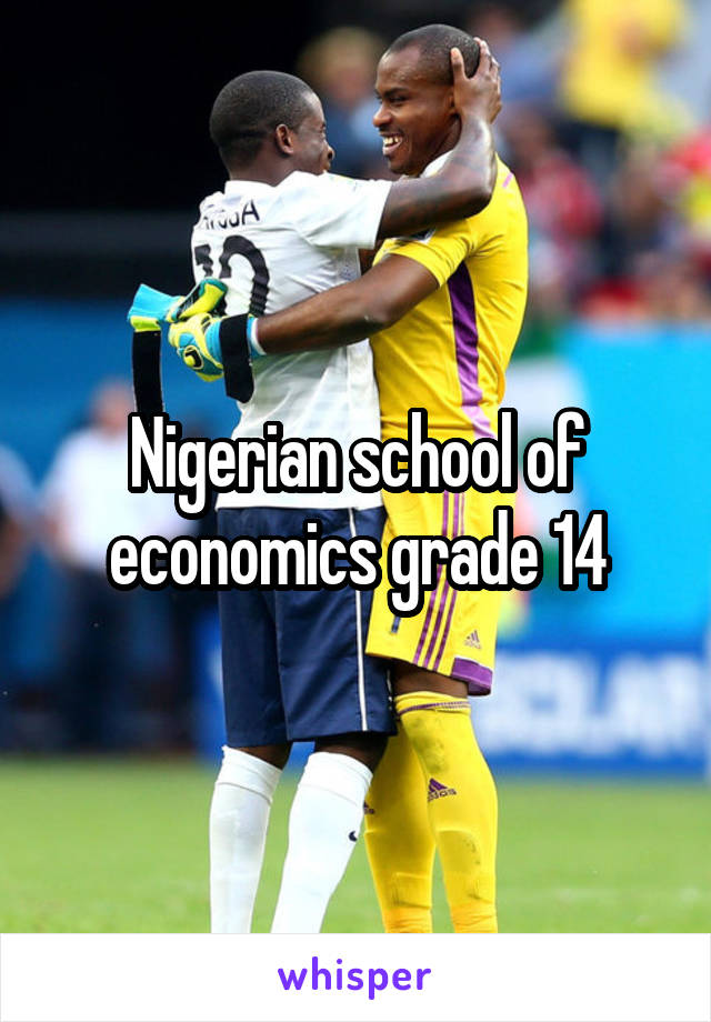 Nigerian school of economics grade 14