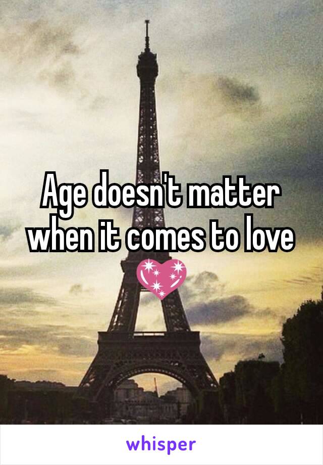 Age doesn't matter when it comes to love
💖