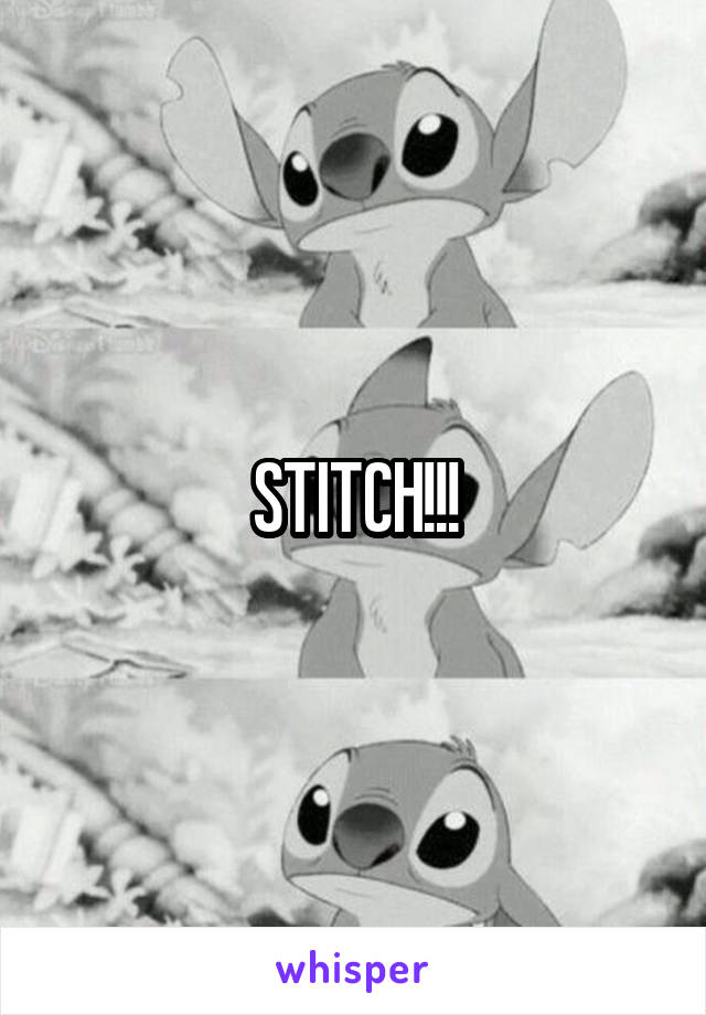 STITCH!!!