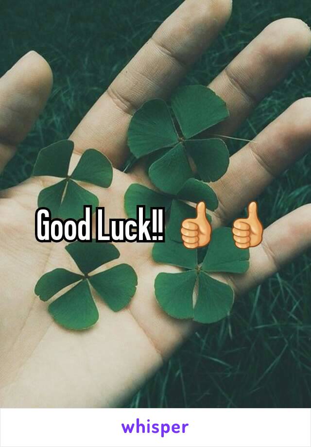 Good Luck!! 👍👍