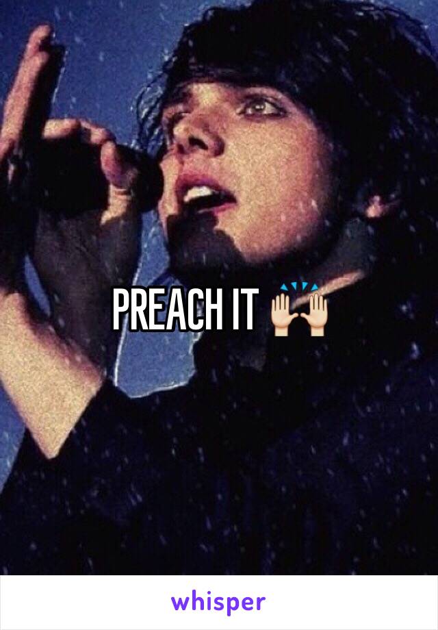 PREACH IT 🙌