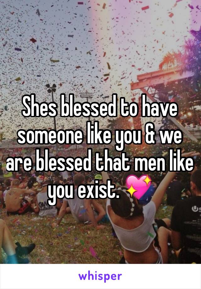 Shes blessed to have someone like you & we are blessed that men like you exist. 💖