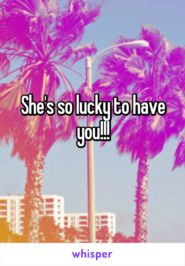 She's so lucky to have you!!!
