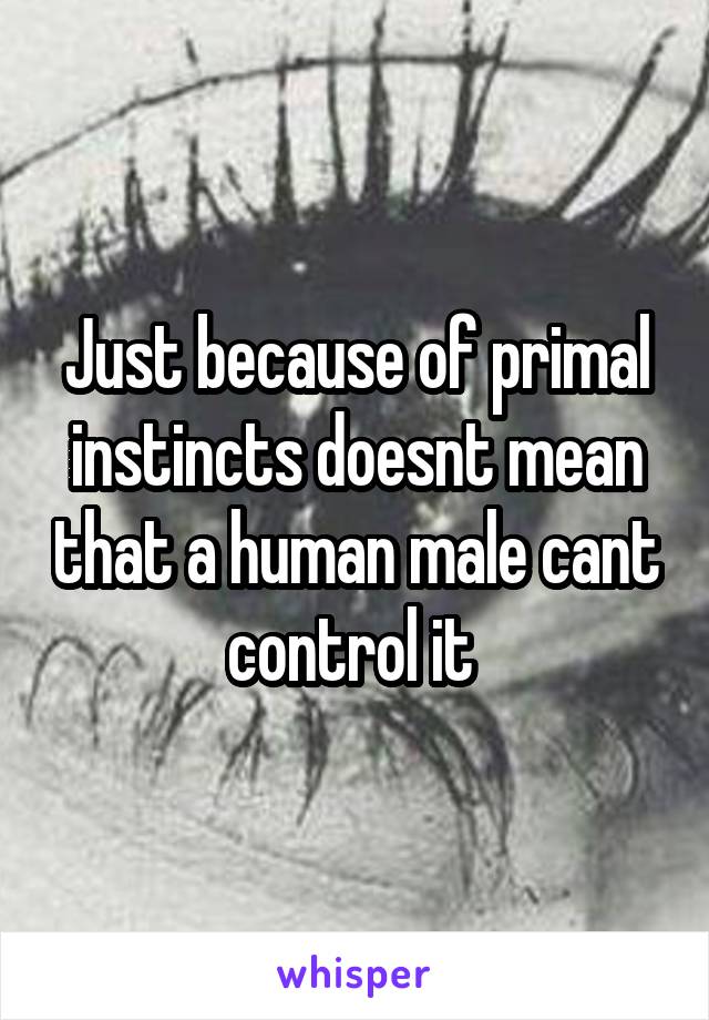 primal instinct meaning