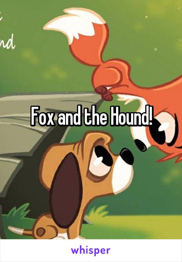 Fox and the Hound!
