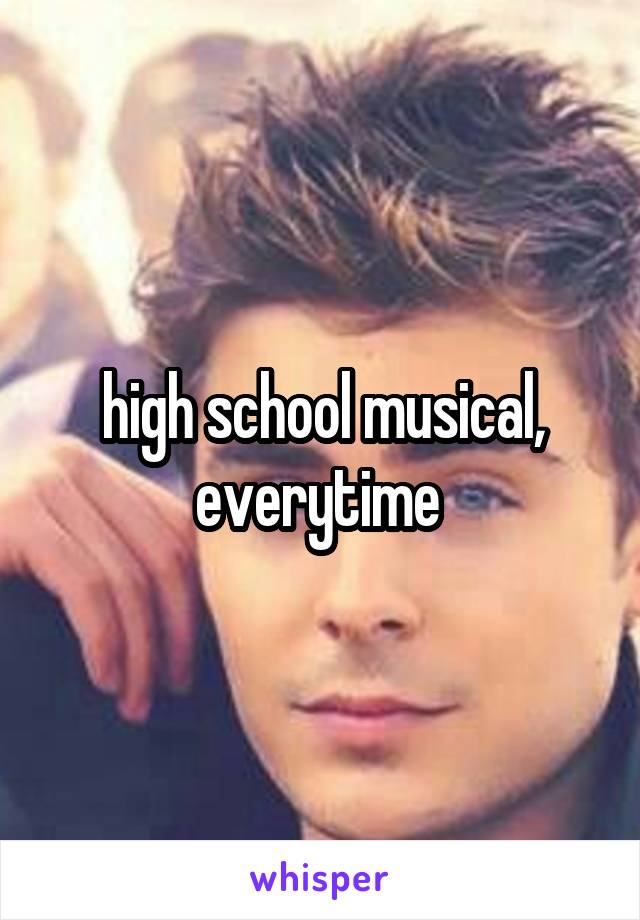 high school musical, everytime 