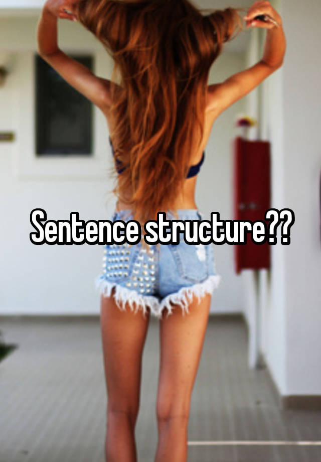 sentence-structure