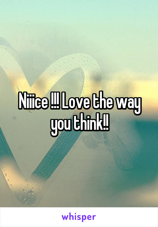 Niiice !!! Love the way you think!!