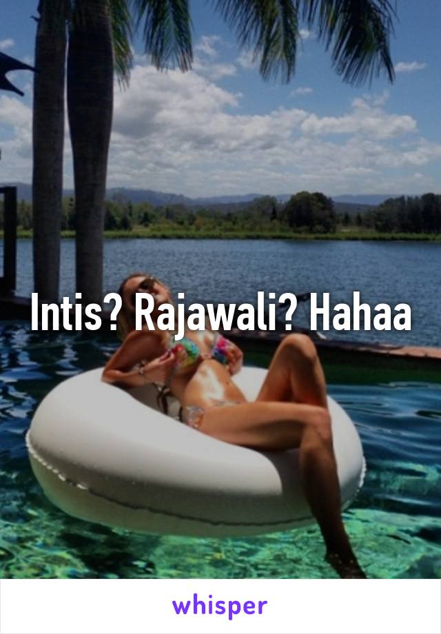 Intis? Rajawali? Hahaa