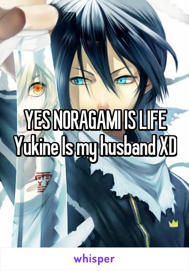 YES NORAGAMI IS LIFE Yukine Is my husband XD