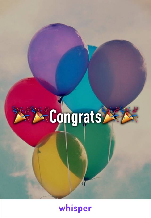 🎉🎉Congrats🎉🎉