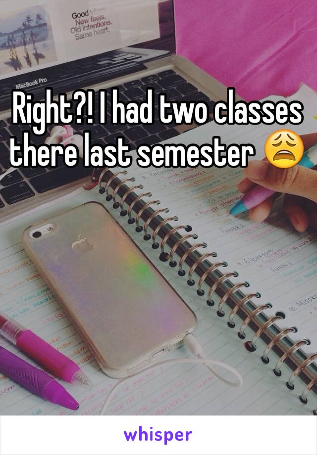 Right?! I had two classes there last semester 😩