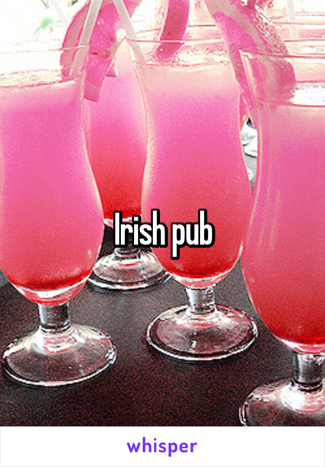 Irish pub