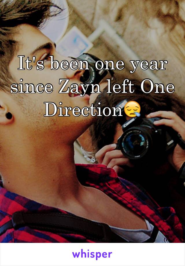 It's been one year since Zayn left One Direction😪