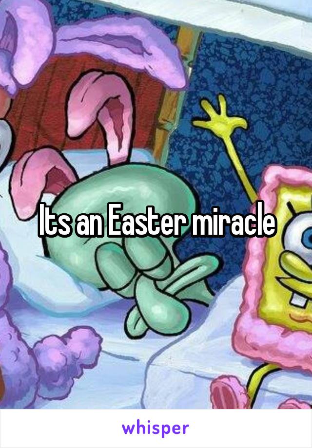 Its an Easter miracle