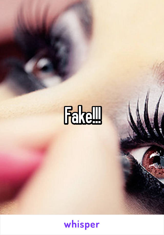 Fake!!!