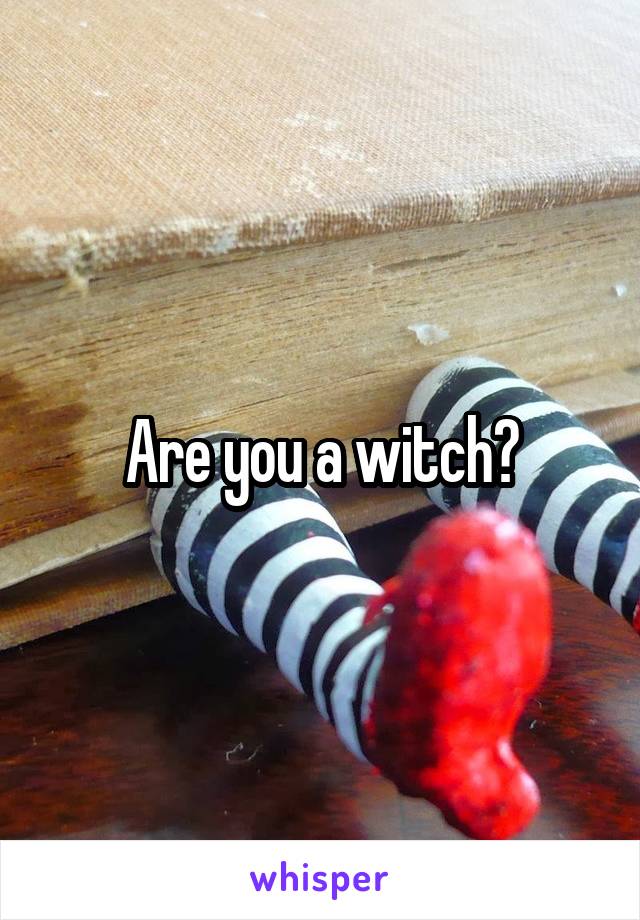 Are you a witch?