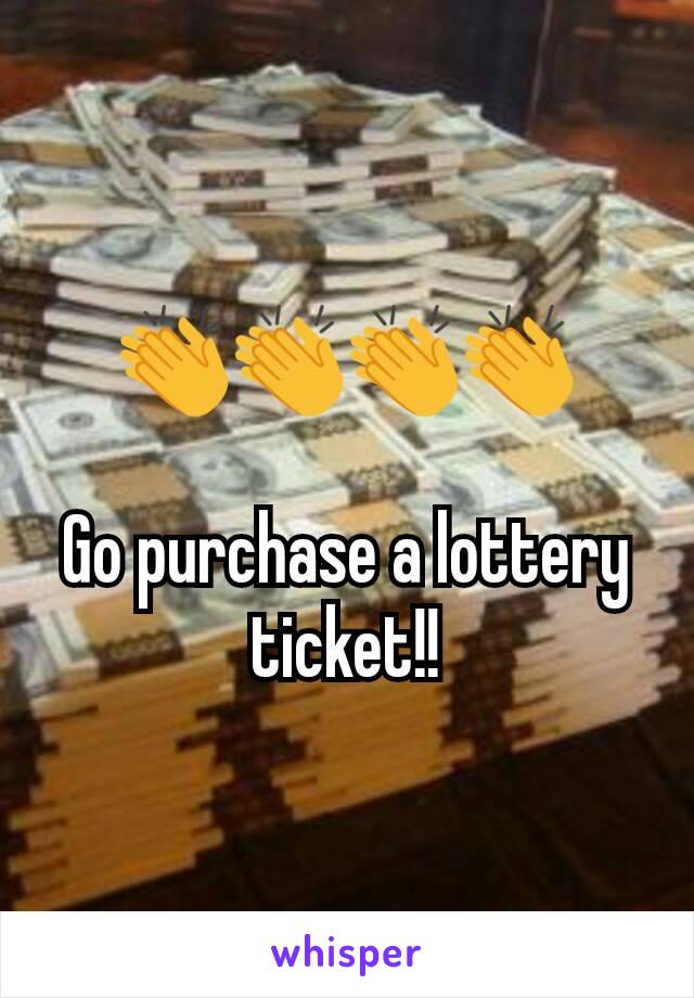 👏👏👏👏

Go purchase a lottery ticket!!