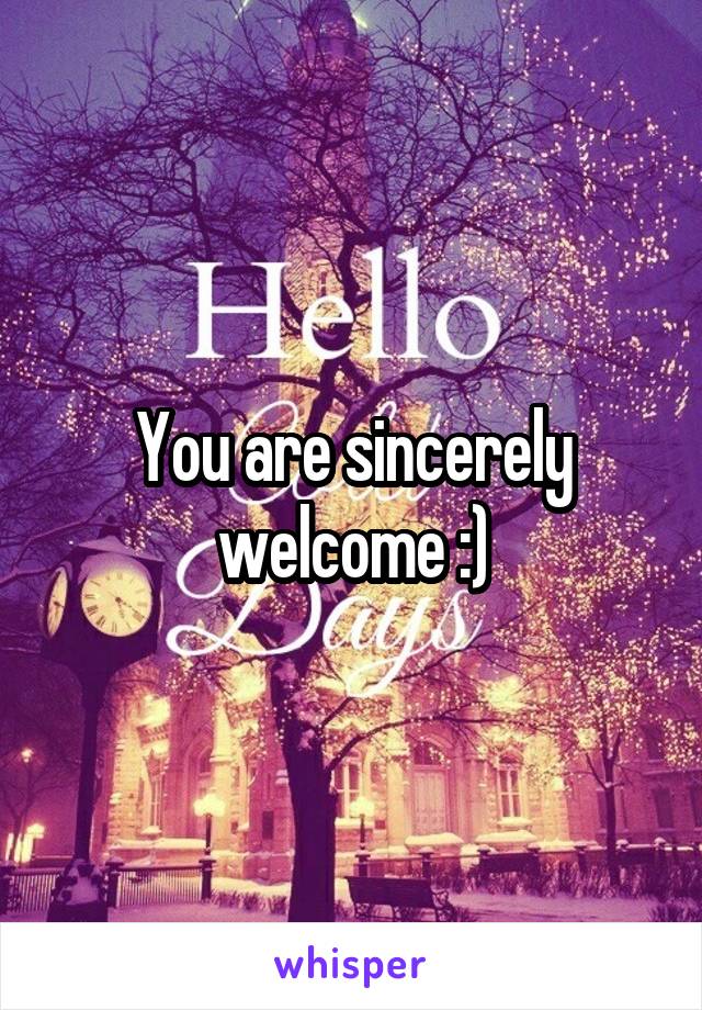 You are sincerely welcome :)