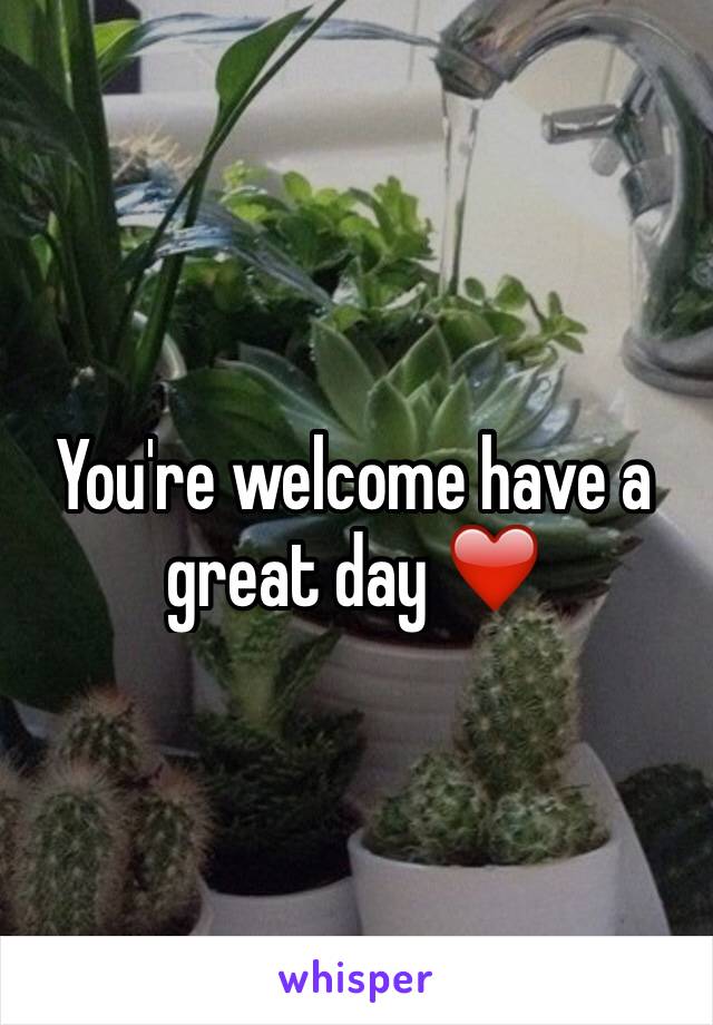You're welcome have a great day ❤️