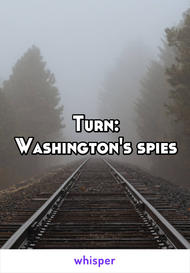 Turn: Washington's spies