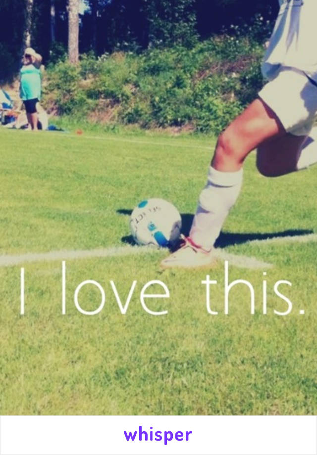 I love
Soccer!!
It is what
I live for ⚽️