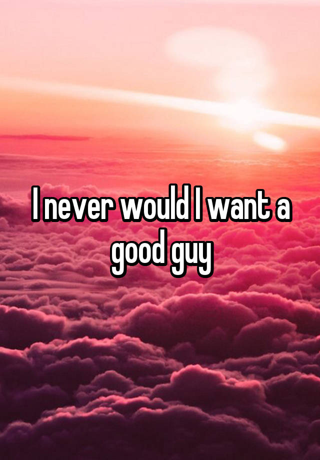 i-never-would-i-want-a-good-guy