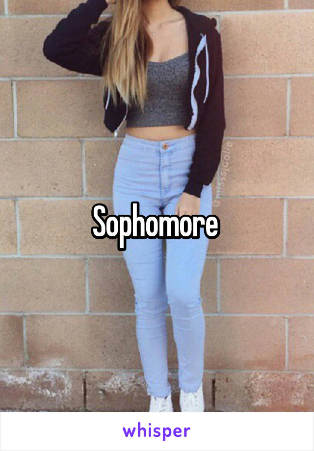 Sophomore 