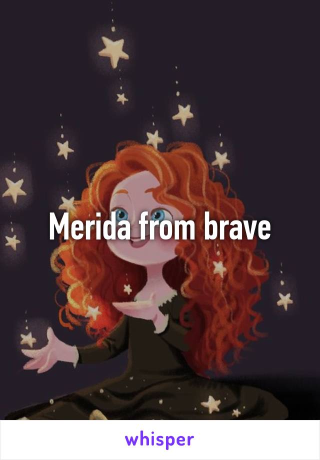 Merida from brave