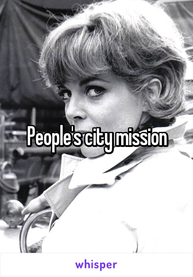 People's city mission